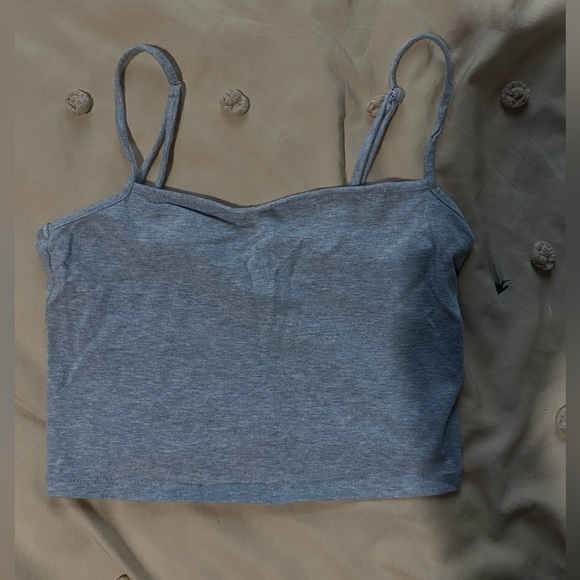 cropped grey tank - Picture 1 of 1